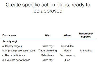 Action plan